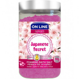 On Line Senses Pieniąca Sól do kąpieli Japanese Secret 480g