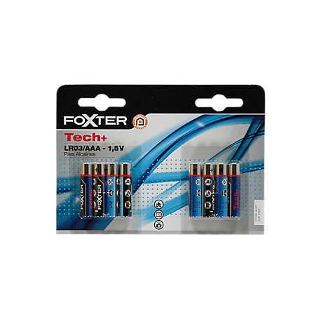 FOXTER Baterie alkaliczne Lr03/AAA-1,5V - 8szt