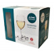 Altom Desing DIAMOND Komplet 6 kieliszków do wina białego 250 ml 