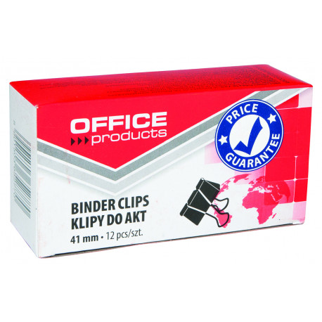  Office Products Klipy do dokumentów, 41 mm, 12 sztuk 