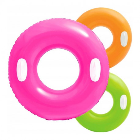 Intex koło do pływania z uchwytami 76cm mix kolor