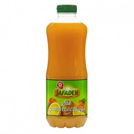 Sok pomarańczowy z zagęszczonego soku pomarańczowego, wzbogacony witaminą C. Pasteryzowany.
