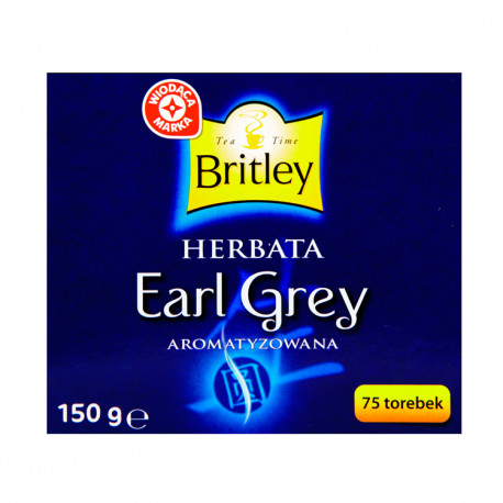 Herbata czarna earl grey aromatyzowana o smaku bergamotki, ekspresowa