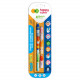 Happy Color Wymazywalne długopisy żelowe + zestaw  3 skuwek z gumką