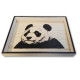 Taca drewniana Panda 40x30cm