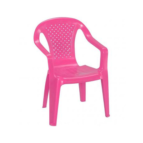 Vog Krzesełko różowe ogrodowe dziecięce