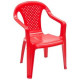 Vog Krzesełko czerwone  ogrodowe dziecięce 