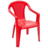 Vog Krzesełko czerwone  ogrodowe dziecięce 
