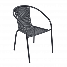 Ołer Garden Krzesło Vigo -czarne 1szt.