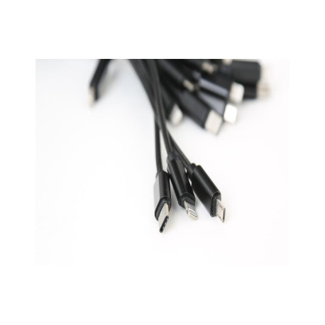 OMEGA kabel USB 3in1 czarny (OUFBBC3IN1B)