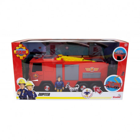 Simba Strażak Sam Wóz strażacki Jupiter Pro + figurki Sama i psa 3+