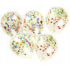Party Time Balony z kolorowym konfetti 5szt./30cm