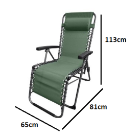 Scawar Fotel rozkładany zielony  81cmx65cmx 113cm 