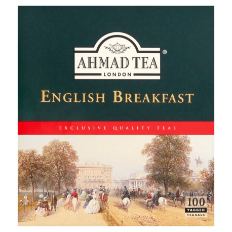 Ahmad Tea English Breakfast Herbata czarna 200 g (100 torebek z zawieszką)