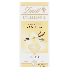 Lindt Excellence Wyśmienita czekolada biała z naturalnym aromatem wanilii 100 g