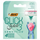 BIC Soleil Click 3 Sensitive 3-ostrzowe wkłady do maszynki do golenia 4 sztuki