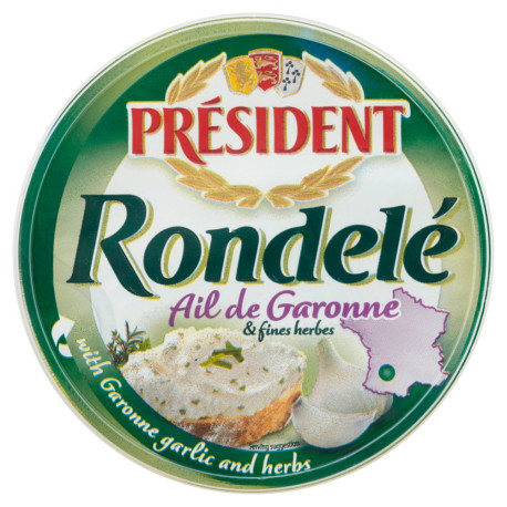 Président Rondelé Ail de Garonne Puszysty serek twarogowy 100 g