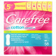 Carefree with Cotton Extract Fresh Przewiewne wkładki higieniczne 58 sztuk
