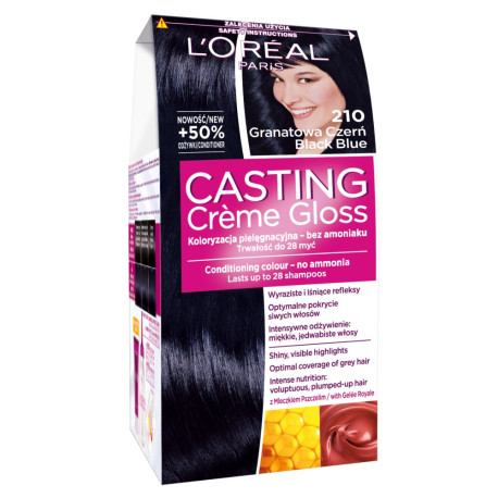 L\'Oreal Paris Casting Creme Gloss Farba do włosów 210 granatowa czerń