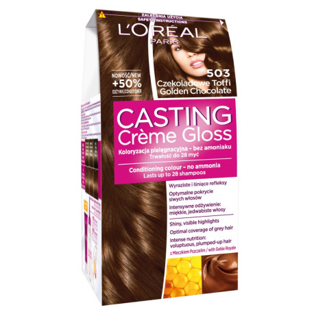 L\'Oreal Paris Casting Creme Gloss Farba do włosów 503 czekoladowe toffi