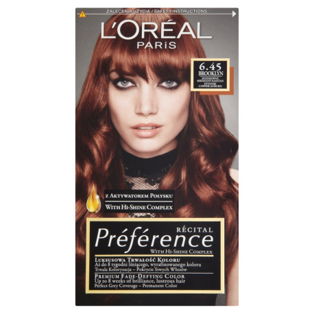L'Oréal Paris Récital Préférence Farba do włosów 6.45 Brooklyn