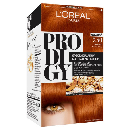 L\'Oréal Paris Prodigy Farba do włosów 7.40 Cynober
