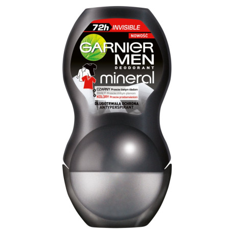 Garnier Men Mineral Invisible Antyperspirant w kulce bez alkoholu 50 ml