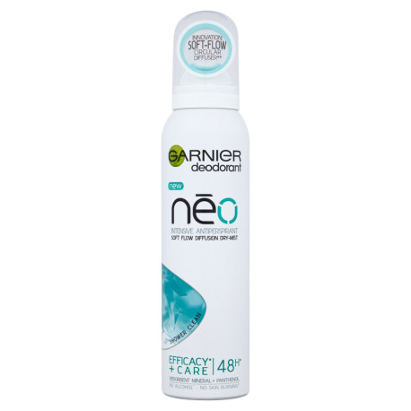 Garnier Neo Shower Clean Antyperspirant w sprayu bez alkoholu 150 ml