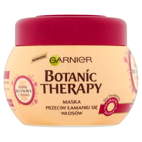 Garnier Botanic Therapy Maska do włosów Olejek rycynowy i migdał 300 ml