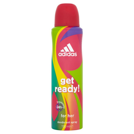 Adidas Get ready! Dezodorant w sprayu dla kobiet 150 ml