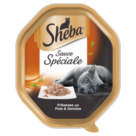 Sheba Sauce Spéciale Karma pełnoporcjowa z indykiem z warzywami 85 g