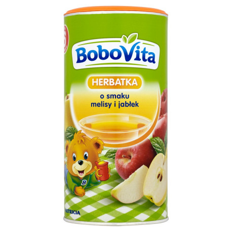 BoboVita Herbatka o smaku melisy i jabłek po 6 miesiącu 200 g