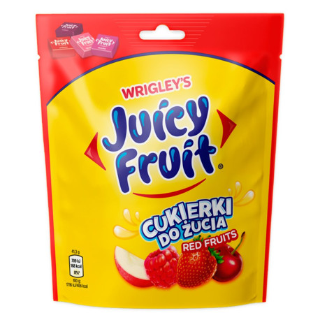 Juicy Fruit Red Fruits Cukierki do żucia 165 g