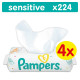 Pampers Sensitive chusteczki dla niemowląt 4 x 56 sztuk