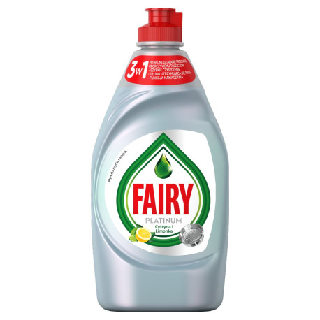 Fairy Platinum Cytryna i limonka Płyn do mycia naczyń 430 ml