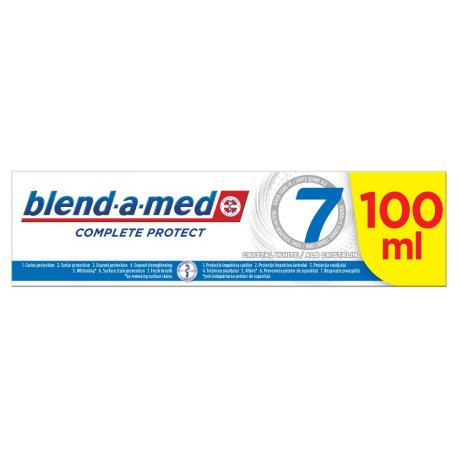 Blend-a-med Complete Protect 7 Crystal White Pasta do zębów 100 ml