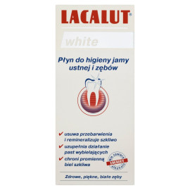 Lacalut White Płyn do higieny jamy ustnej i zębów 300 ml