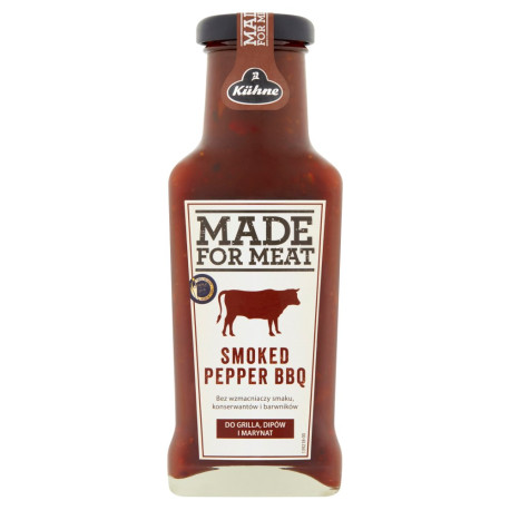 Kühne Made For Meat Smoked Pepper BBQ Sos 235 ml