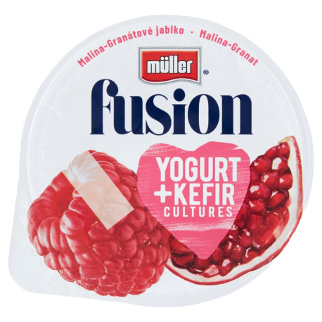 Müller Fusion Produkt mleczny fermentowany malina-granat 130 g