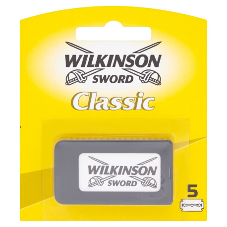 Wilkinson Sword Classic Żyletki do tradycyjnej maszynki na żyletki 5 sztuk