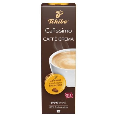 Tchibo Cafissimo Caffè Crema Fine Aroma Kawa palona mielona 70 g (10 x 7 g)
