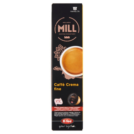 Mr & Mrs Mill Caffè Crema Fine Mielona kawa palona w kapsułkach 72 g (10 x 7,2 g)