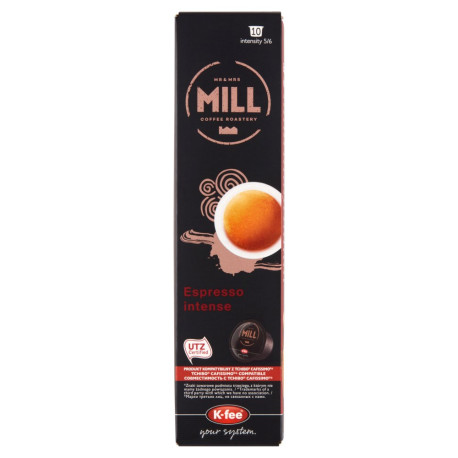 Mr & Mrs Mill Espresso Intense Mielona kawa palona w kapsułkach 75 g (10 x 7,5 g)