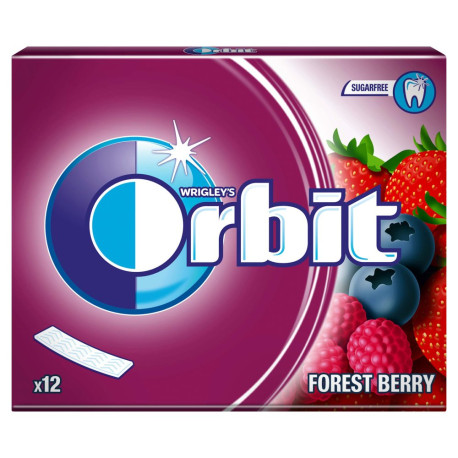 Orbit Forest Berry Guma do żucia bez cukru 31 g (12 listków)