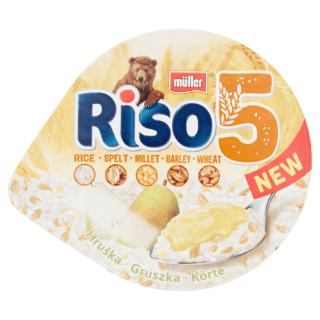 Müller Riso 5 ziaren Gruszka Mleczny deser ryżowy 175 g