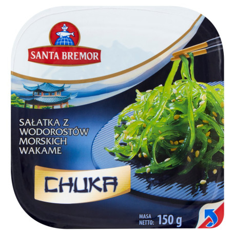 Santa Bremor Sałatka z wodorostów morskich wakame Chuka 150 g