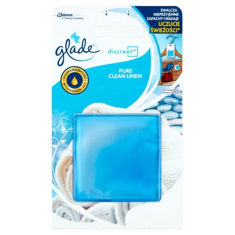 Glade Discreet Pure Clean Linen Zapas do odświeżacza powietrza 8 g