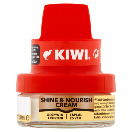 Kiwi Shine & Nourish Cream Krem do obuwia bezbarwny 50 ml