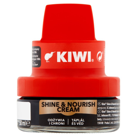 Kiwi Shine & Nourish Cream Krem do obuwia czarny 50 ml