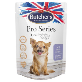Butcher\'s Pro Series Karma dla psów kawałki w sosie z jagnięciną i groszkiem 100 g
